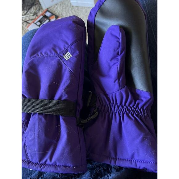 Columbia Youth XL Mittens Omni Heat Technology Purple Unisex Keep Warm! - Picture 1 of 10